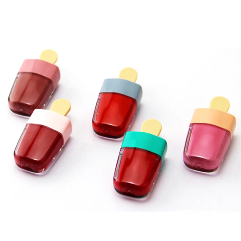 
Ice Cream Lipgloss Ice Cream Makeup Liquid Matte Lipstick Lasting Cream Moisturizing Waterproof Lip Gloss 5Color 