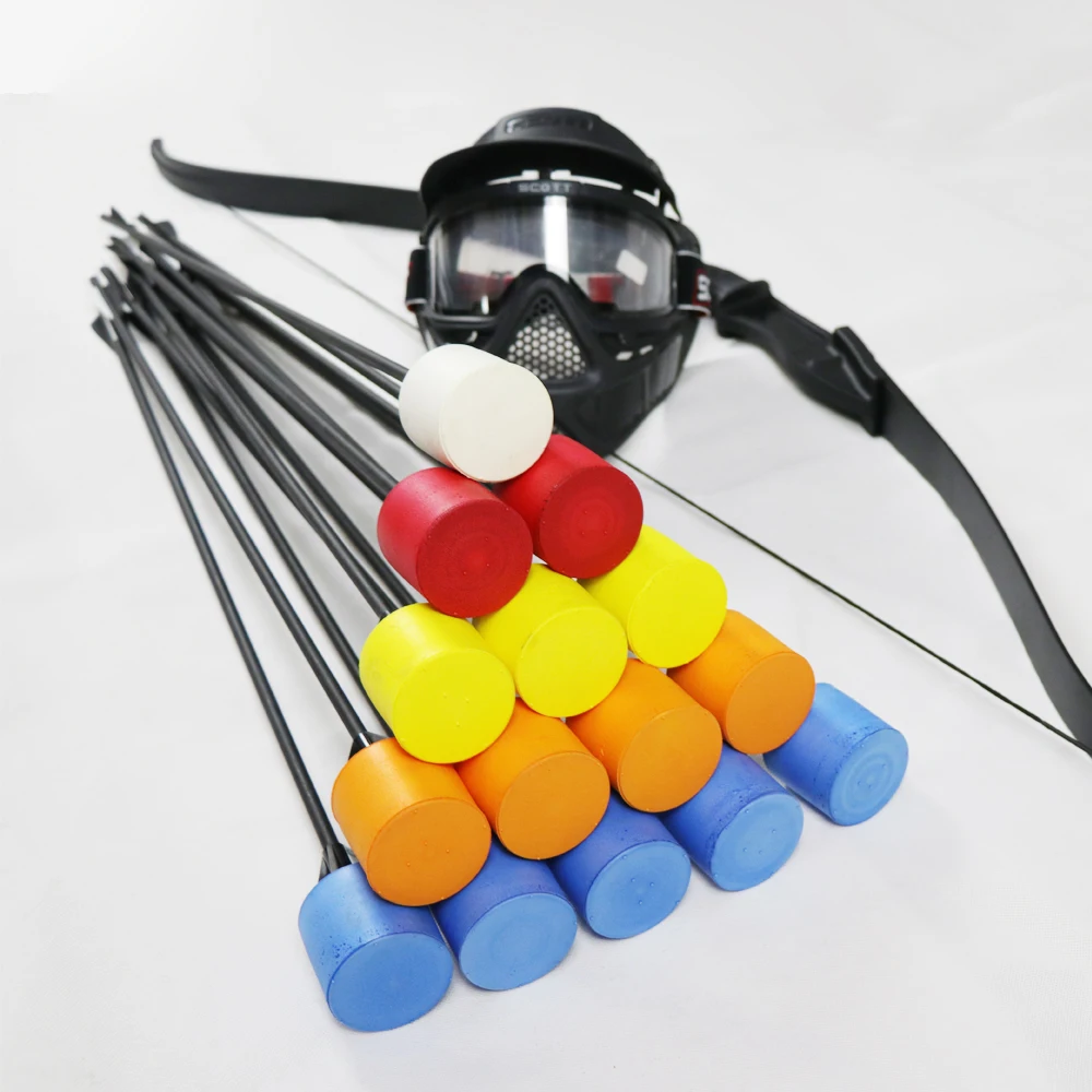 25lbs Bow and Arrows Set for Archery Combat Tag Game CS Archery