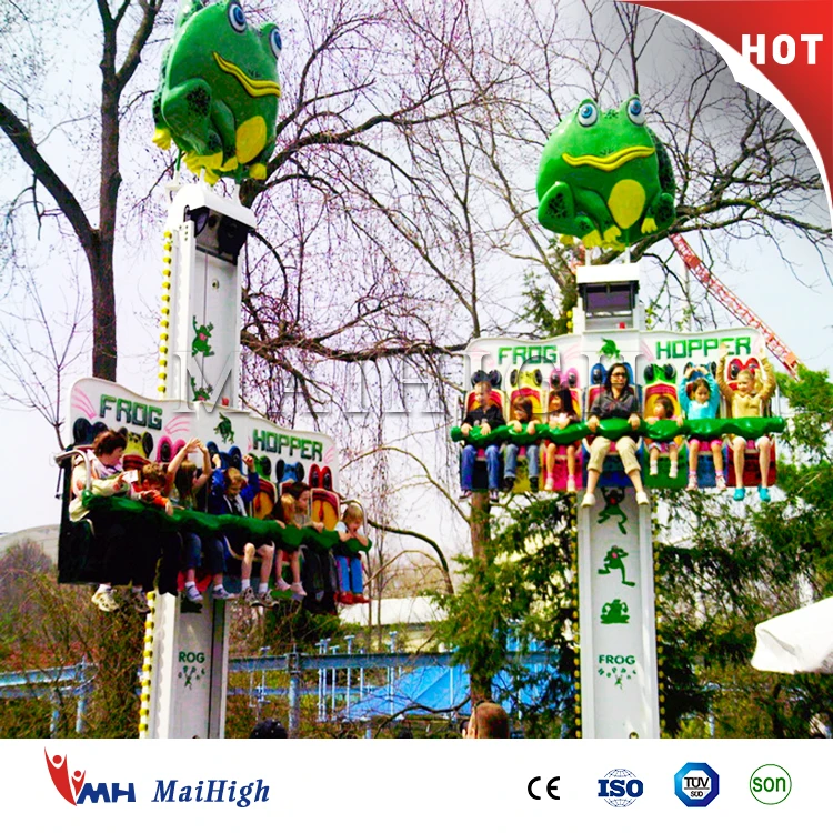 Hot sale amusement park rides 6 seats frog jumping hopper jumping rides