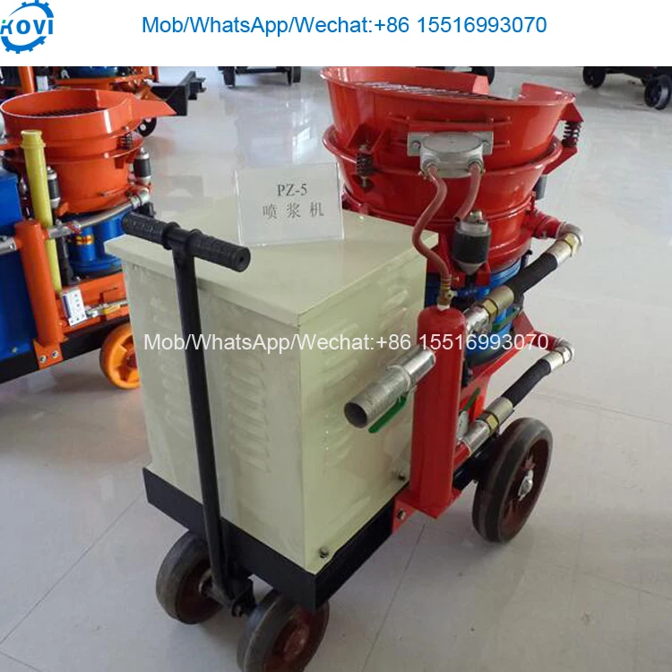 
PZ Series Construction machinery Motor Driven dry Concrete Shotcrete Gunite Spraying Machine price 