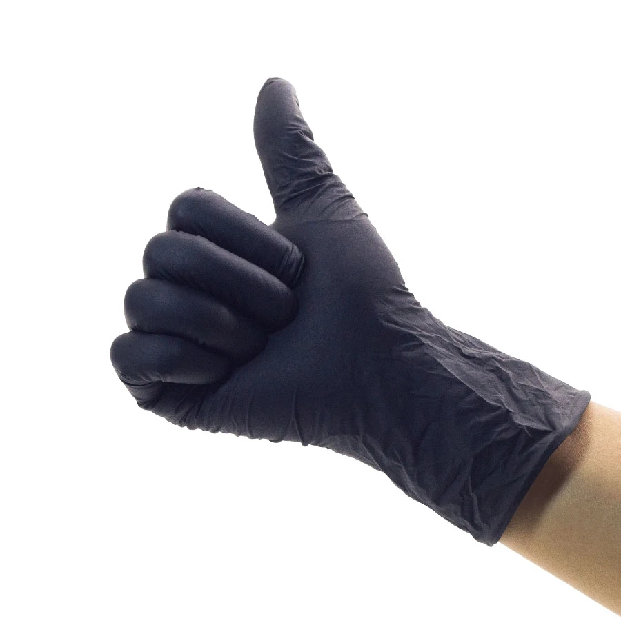 Waterproof Comfortable Soft Home Rubber Work Kitchen Brand Pure Nitrile Gloves