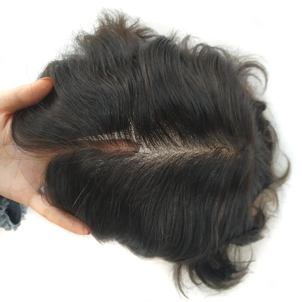 
All swiss lace stock mens hair piece toupee 