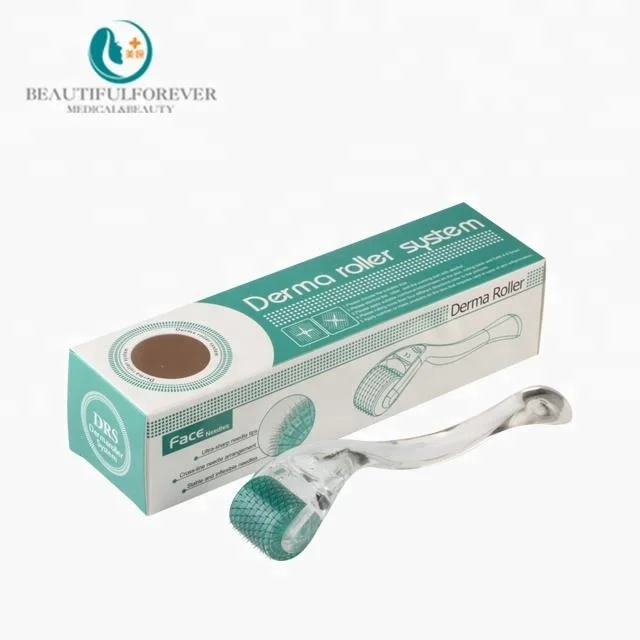 Beautforever Microneedle Roller Medical Titanium Stainless DRS192 Needles 1mm Derma