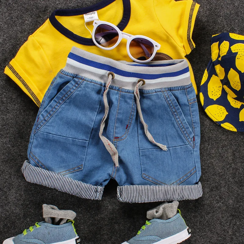 
2017 fashion good denim children shorts best quality boy jeans denim short hot pants 