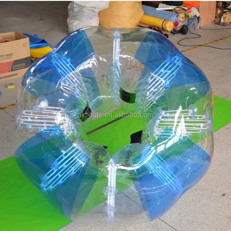 1.7m body bubble ball big adult inflatable TPU bumper soccer ball sale