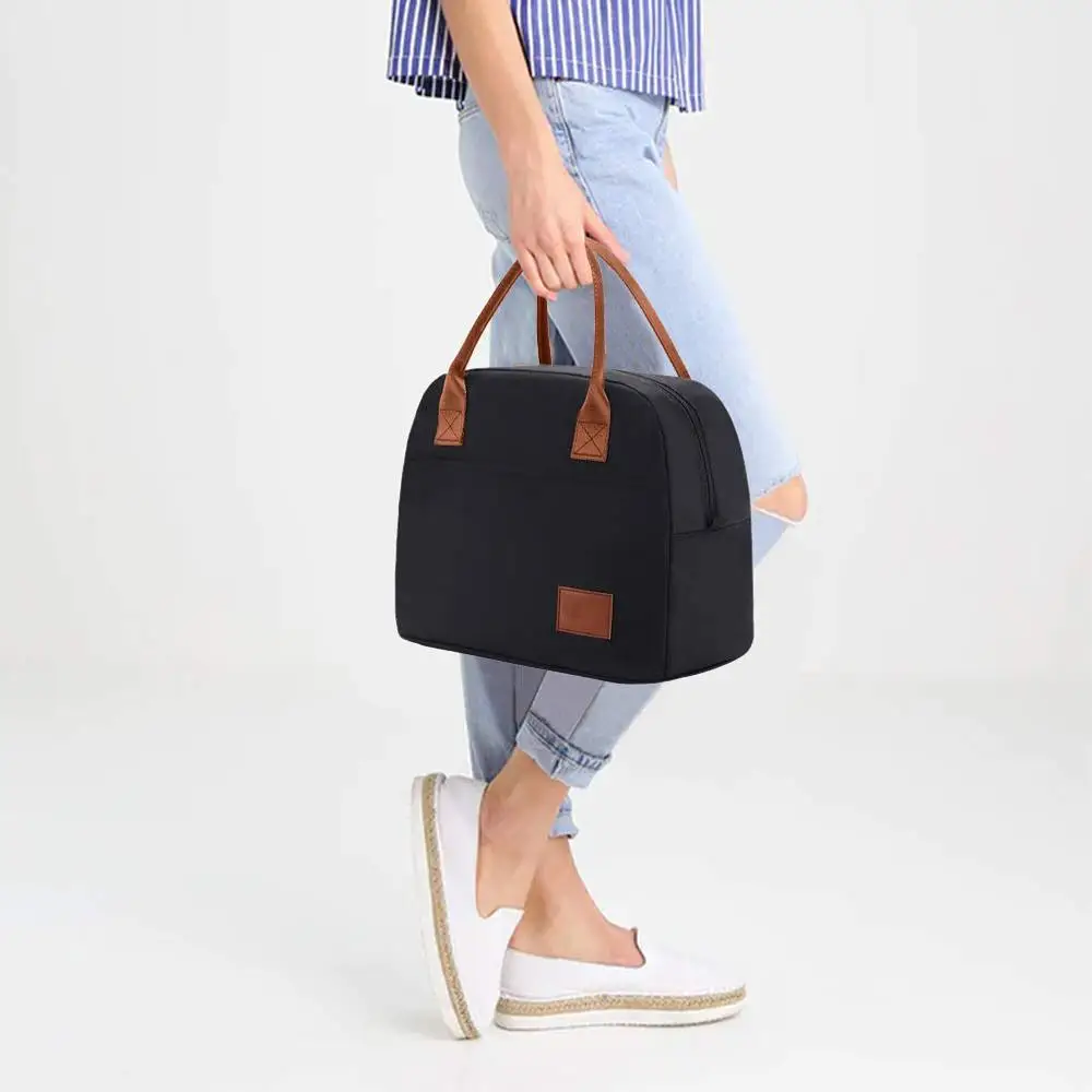 Waterproof Customized logo food storage bags lunch tote bag 2 Persons Insulated Lunch Bag