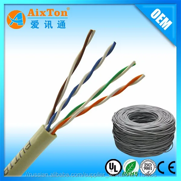 Cat5 завод дешевой цене Сетевой кабель 1000ft 305m