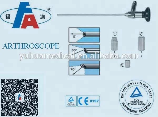  Широкоугольный артроскоп 4*175 мм 70 градусов
