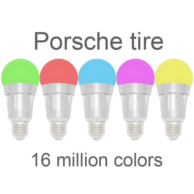 
Wifi Remote Control Alexa 2.4G Dimmable 7W RGB Color light Change Smart wifi Bulb 