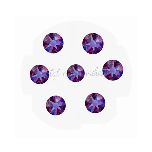 Bling colorful AB 16 cut facets 2088 rhinestone flat back non hotfix nail crystals rhinestone for nail art