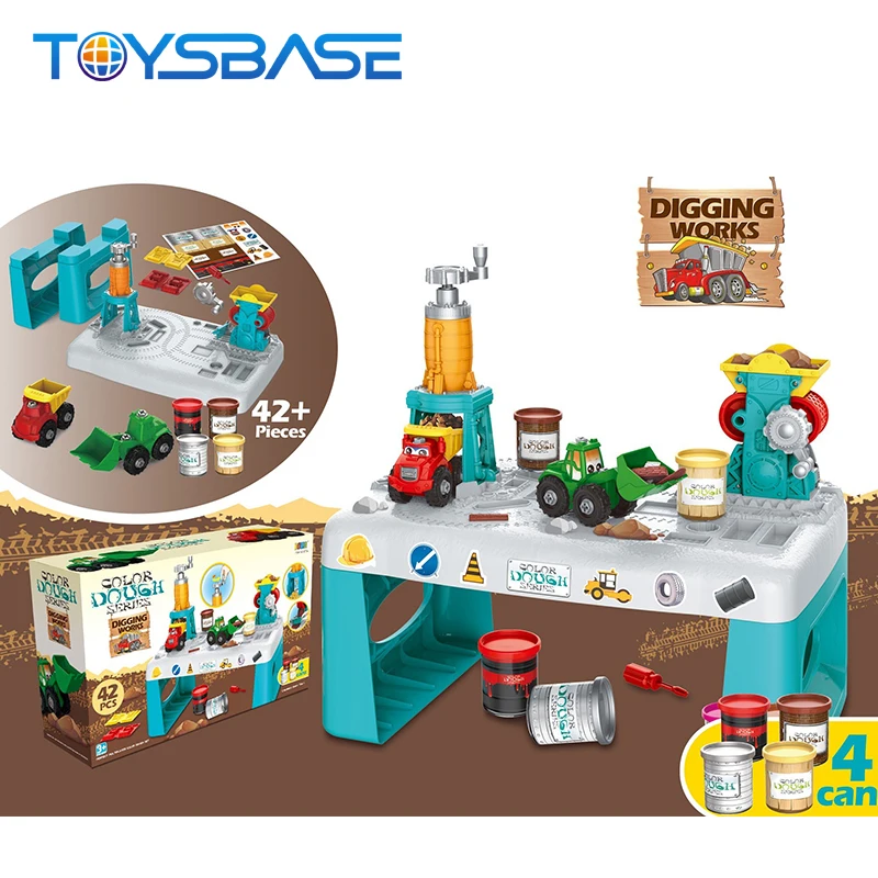 Wholesale Interesting Kids Mud Table Toy Diy Plastic Toy Tool Set