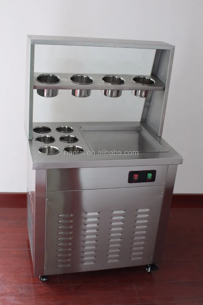 Thailand food fried yogurt fried ice cream making machine
