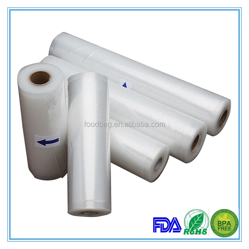 frozen food meat fish Use and Gravure Printing Surface Handling textured eco vacuum sealer rolls bags