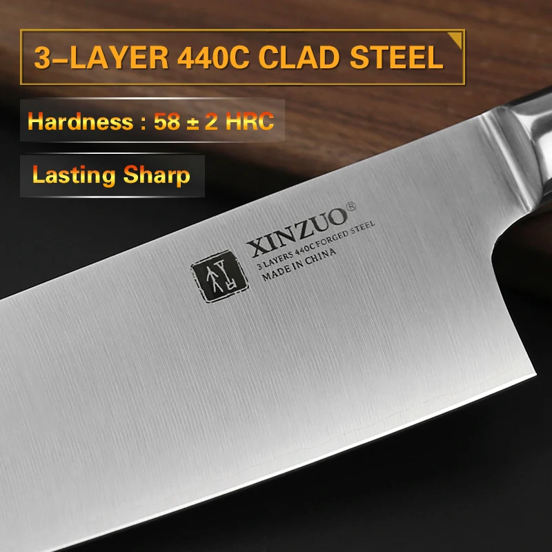 10.5 inch professional 440C stainless steel 270mm Gyuto butcher chef knife