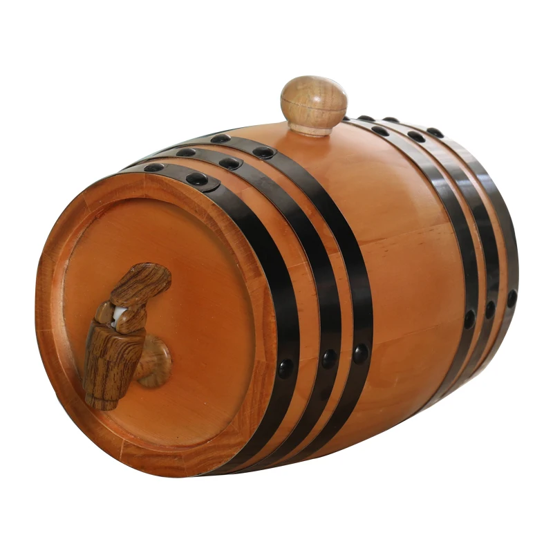 Custom 5-liter Whiskey Beer Wine Bourbon Tequila Oak Wooden Whiskey Barrel