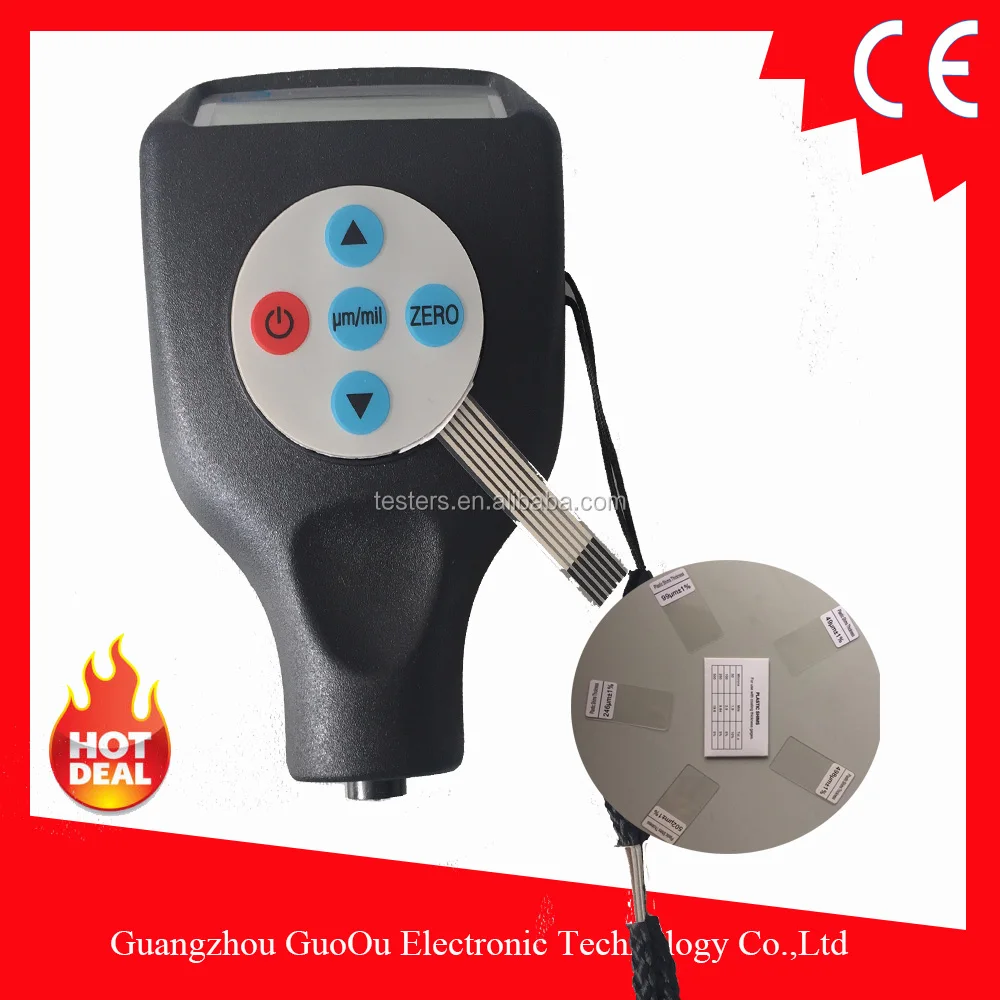Automatic identification material of FE & NFE paint coating thickness gauge