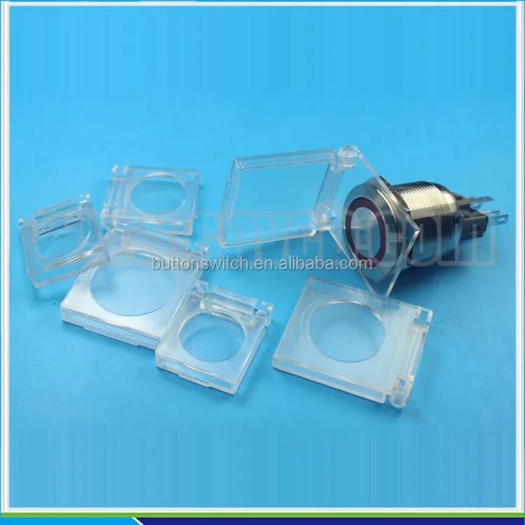 BBB High Quality White Transparent Waterproof Cover 16mm/19mm/22mm Mounting Panel Pushbutton Switch Cap