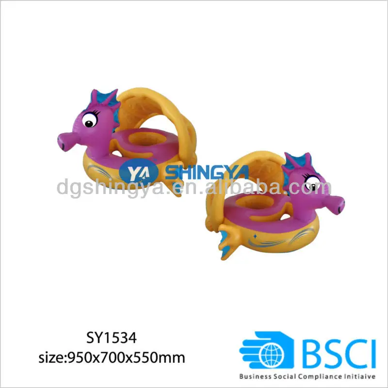 
Wholesale animal shape infant swim floating ring with baby seat 