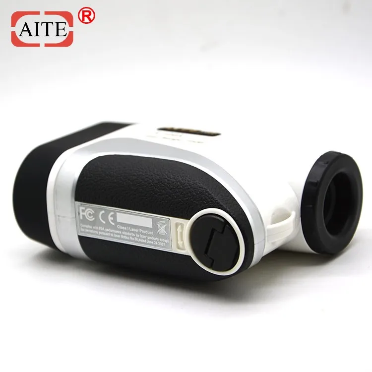 White Golf Laser Pinseeker and slope function range finder 600m