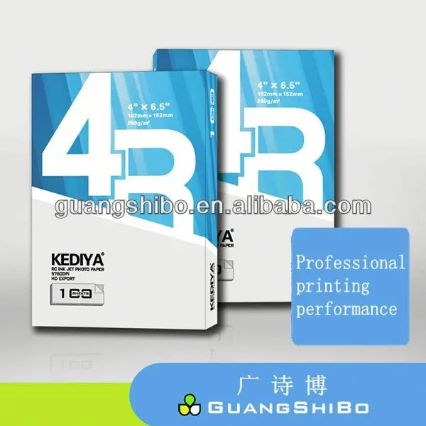 водонепроницаемый грубой матовой фотобумаге струйные грубой матовой 260g 4R фотобумага