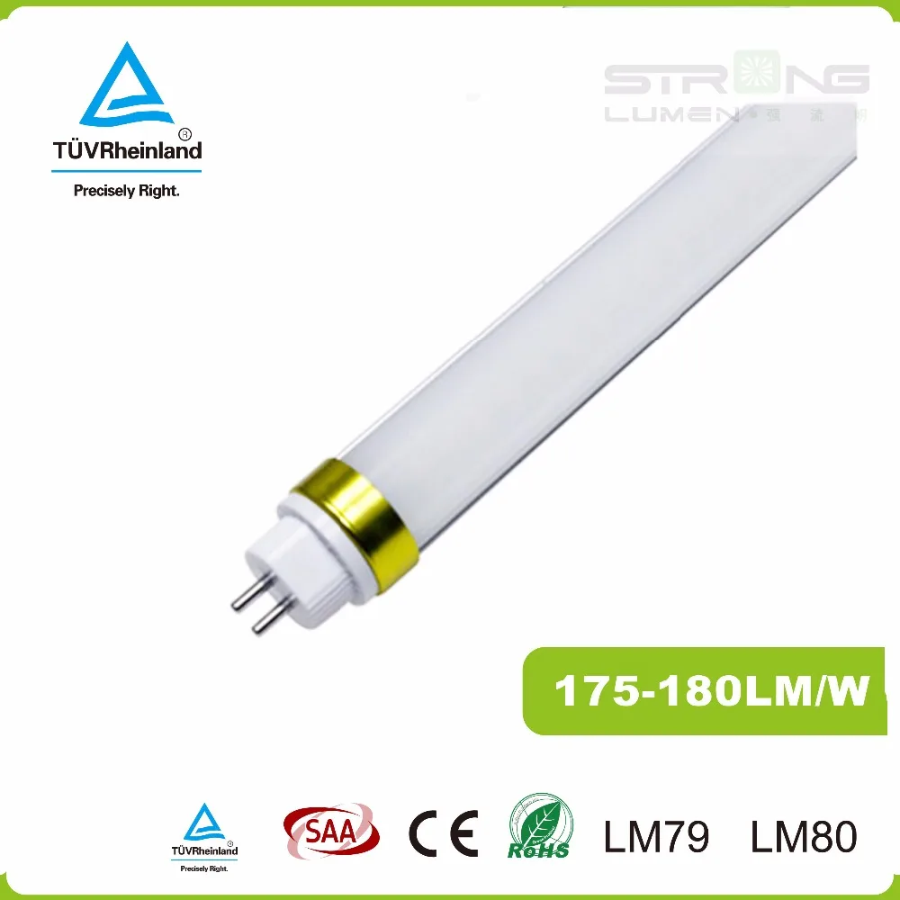 Super Lumen output 175lm/w 6w 9w 549mm 55cm t5 led tube replace t5 2x24w electronic ballast PF>0.96 Lifespan 70.000 hours