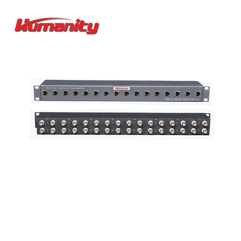 
humanity balun panel for BNC to RJ45 G.703 converter 