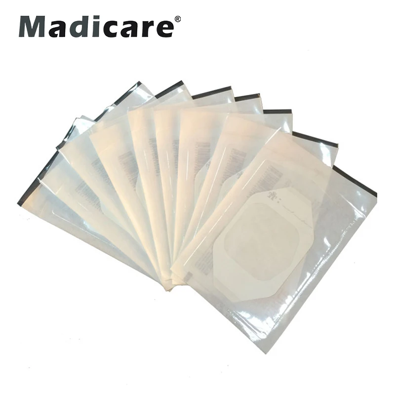 adhesive wound dressing waterproof transparent
