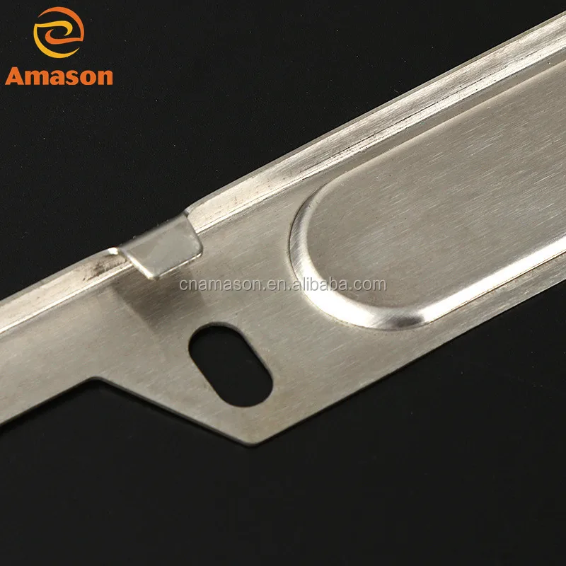 New polished stainless steel US license plate frame 2 hole license plate frame