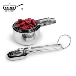 Лидер продаж на Amazon, набор из 12 мерных стаканчиков и ложек