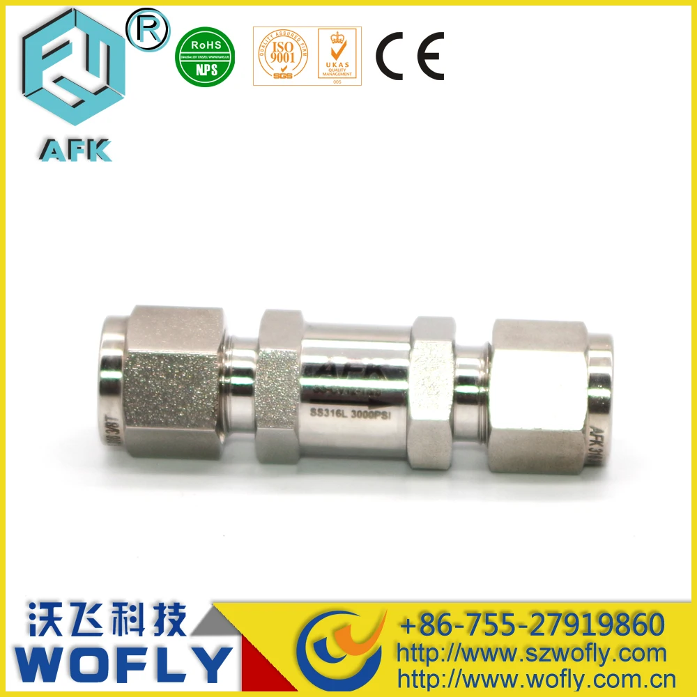 Пружинный газовый мини-обратный клапан высокого давления