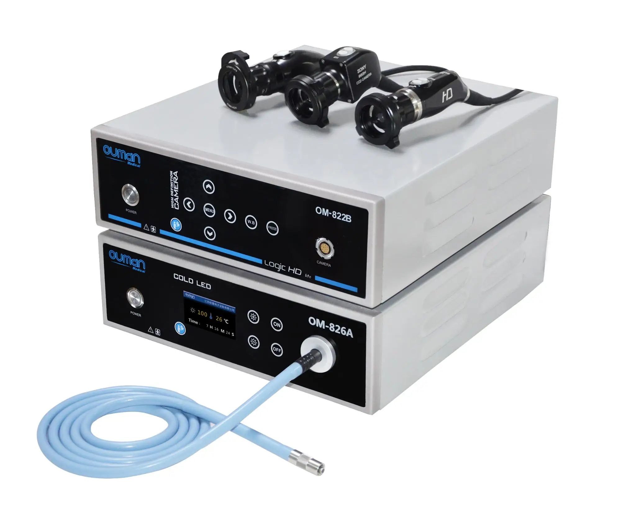 medical video endoscope camera for flexible fibreoptic bronchoscope