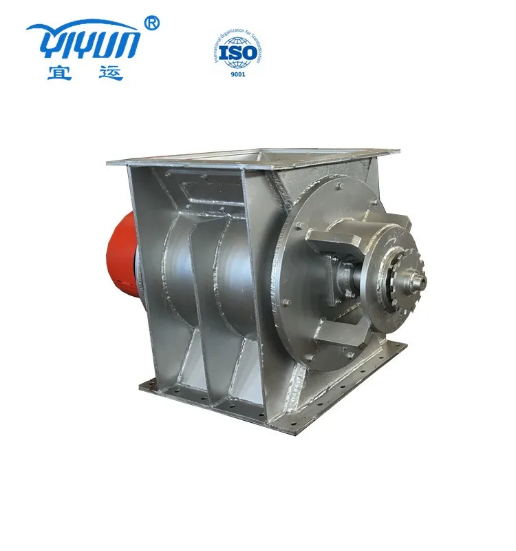 
Dust resistant square flange motorized rotary valve airlock for cement industry / low price rotary airlock valve 