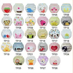 Factory OEM Cute pattern Leak-proof  Reusable  Cotton Baby Infant Potty Training Pants Diaper For Toddler