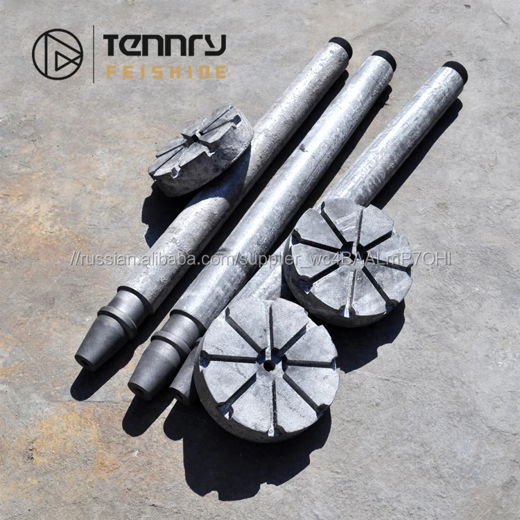 Графитовый ротор дегазации для отливки алюминия