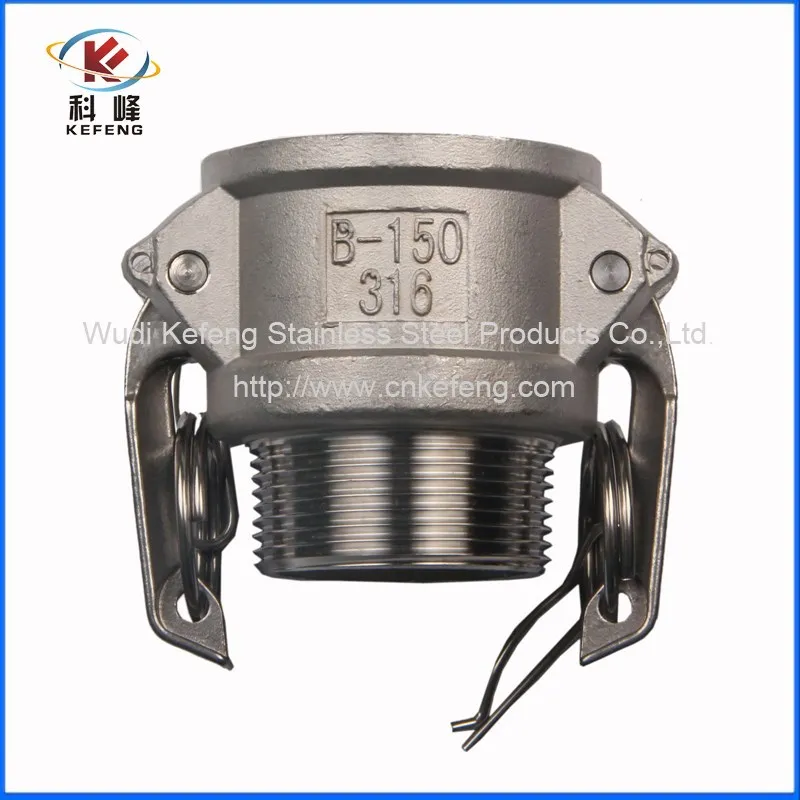 hydraulic stainless steel forging water hose quick couplings connector  products camlock couplings