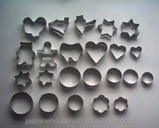 Non Stick Durable  Variety Designs Custom Stainless Steel Fondant Cake Biscuit Molds Pastry Baking Cookie Cutters