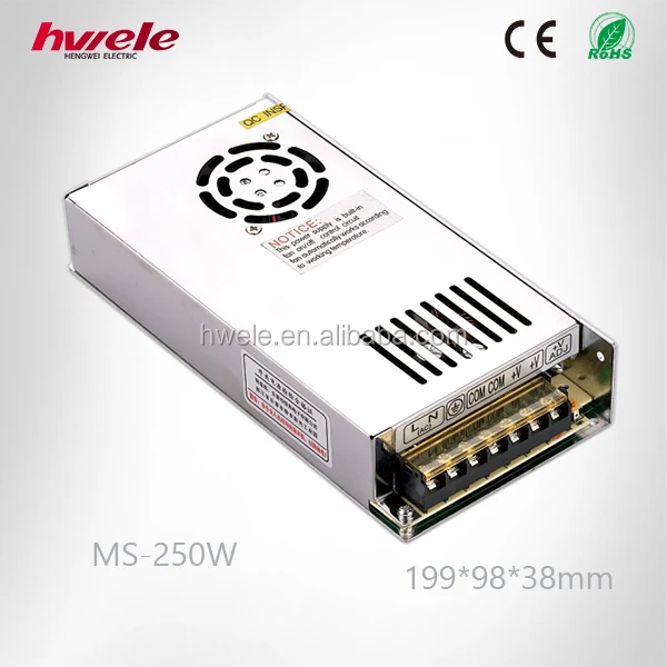 MS-250W SMPS SGS,CE,ROHS,TUV,KC,CCC certification