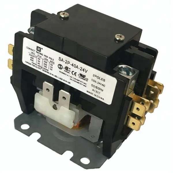 electronic components hvac refrigerator 40A ac electrical ac magnetic definite purpose  contactor  air conditioning