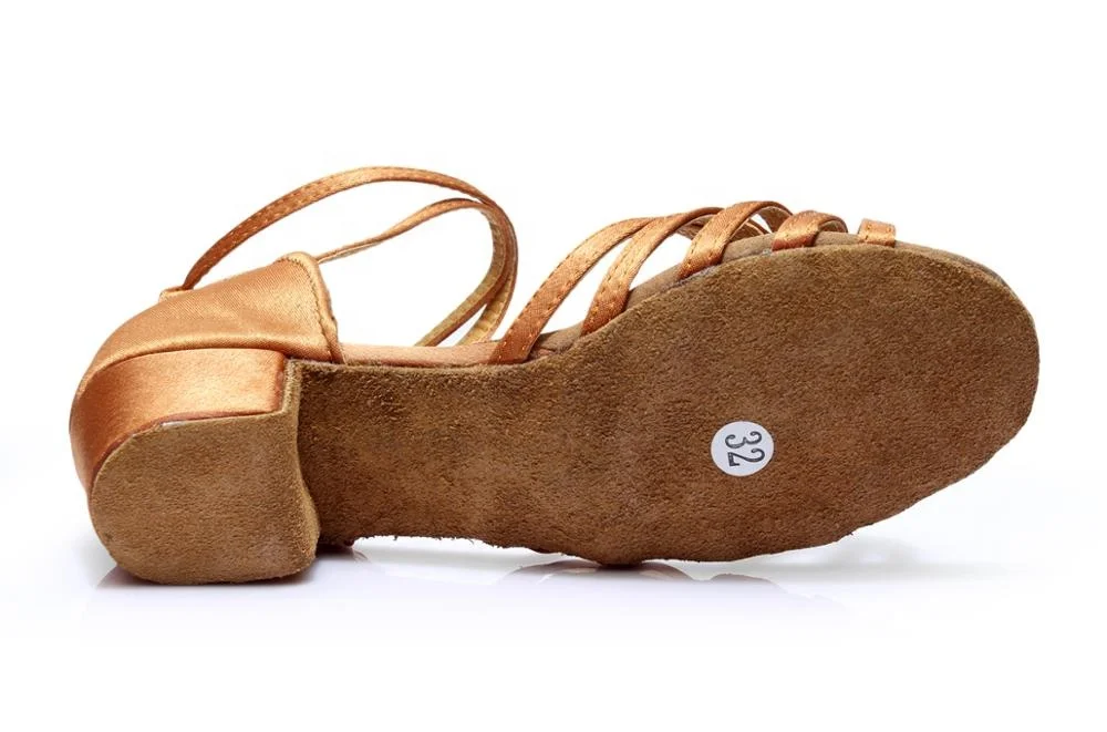 
Fashion Flexible Sloe Cheap Women Ballroom Latin Dance Shoes Low Heel 