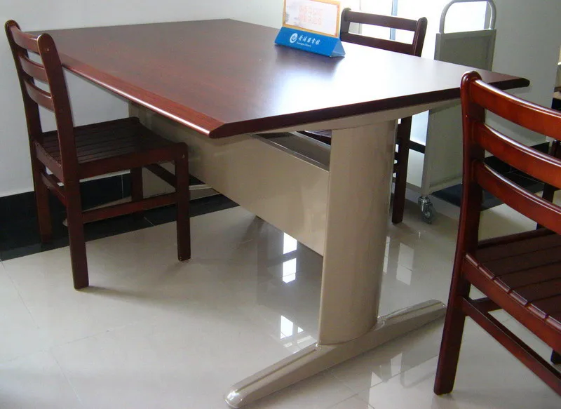 2020 Guangzhou factory library furniture metal adjustable reading table