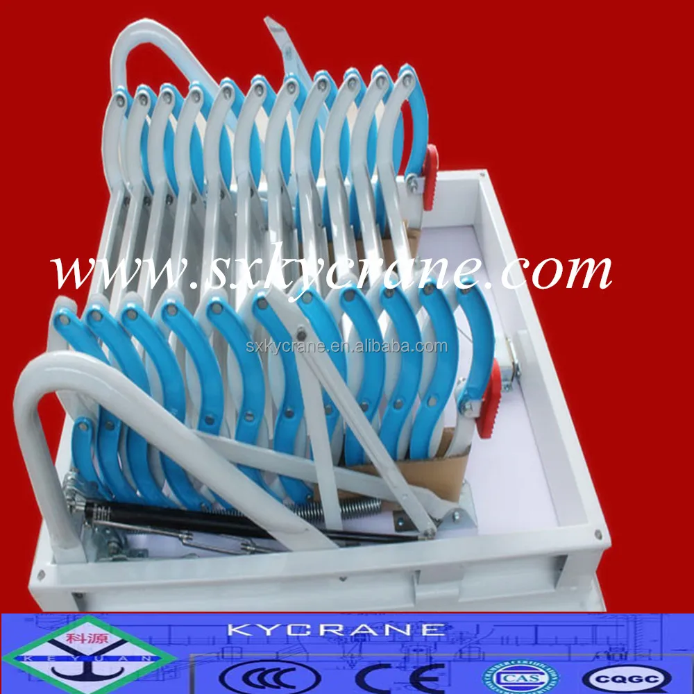 
Electric remote control aluminum loft ladder folding attic stairs 