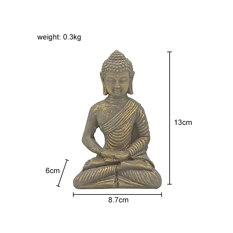 Custom Handmade Decorative cement clay  buddha statues garden buddha india