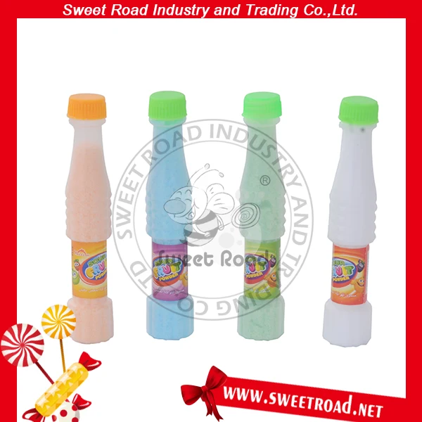Бутылка газировки, Кислая фруктовая пудра, конфеты