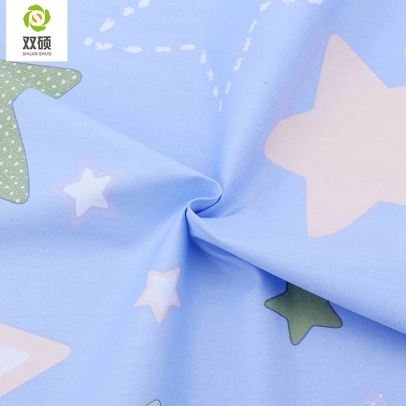 Summer Cartoon Printed Pattern Cotton Quilting Fabric DIY Cloths Tissus Of Handmade Sewing Crafts