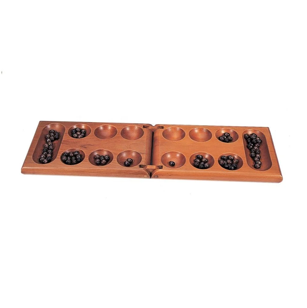 Classic Board Game Mancala Sowing Game Set egg play set wooden board game kids adults for fun educational safe non toxic