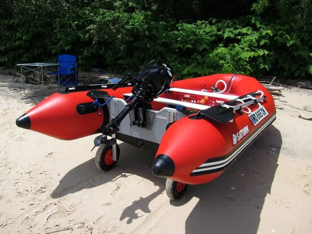 water rescue dive inflatable fishing boat