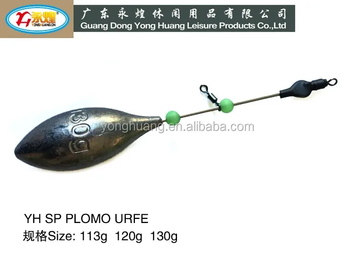 die casting lead weight with loop and Heat-shrink tube fishing lead weight