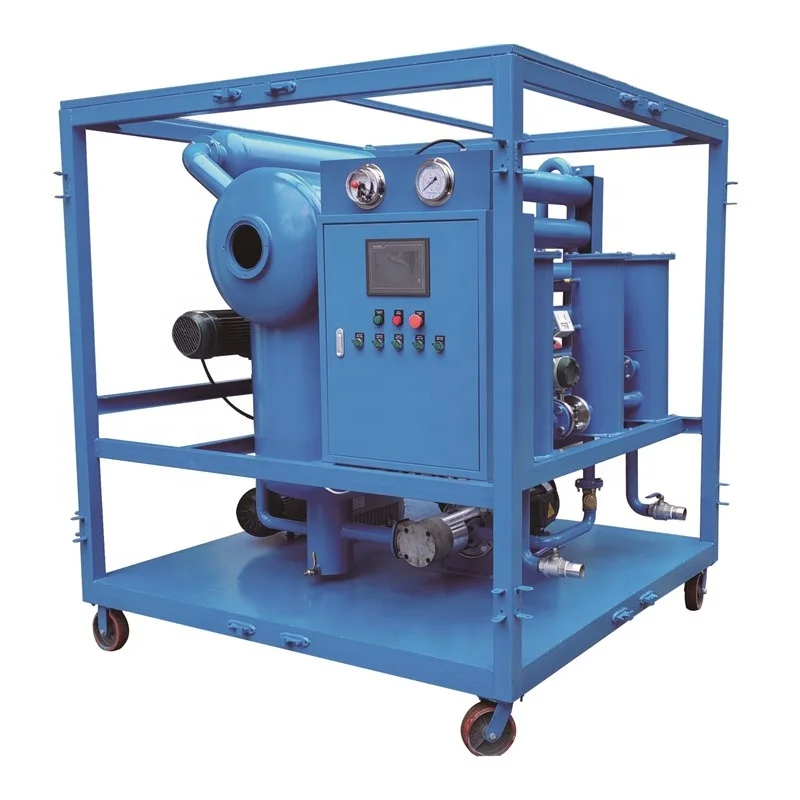 
Double Stage Vacuum Transformer Oil Dehydration Refining Plant 