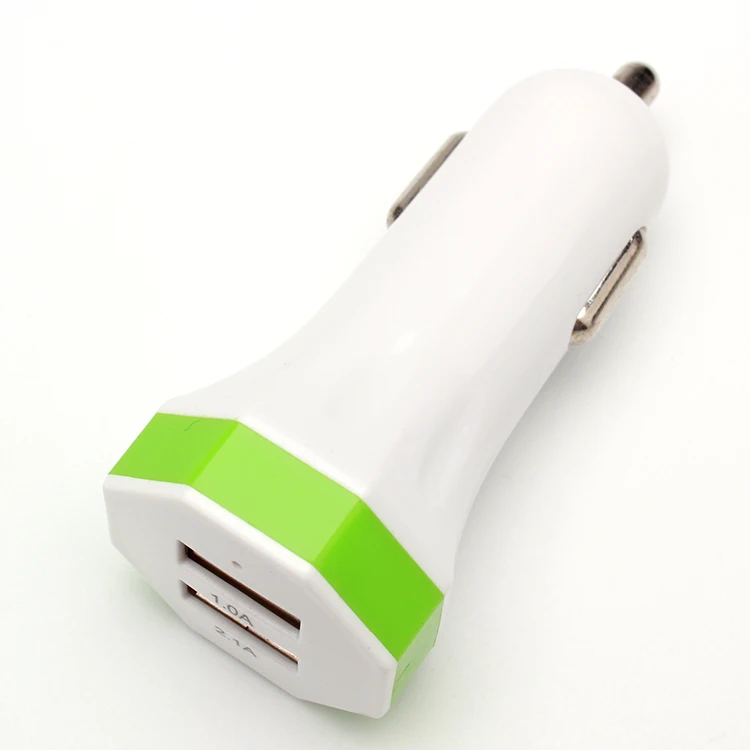 Автомобильное зарядное устройство для сотового телефона с 2-мя