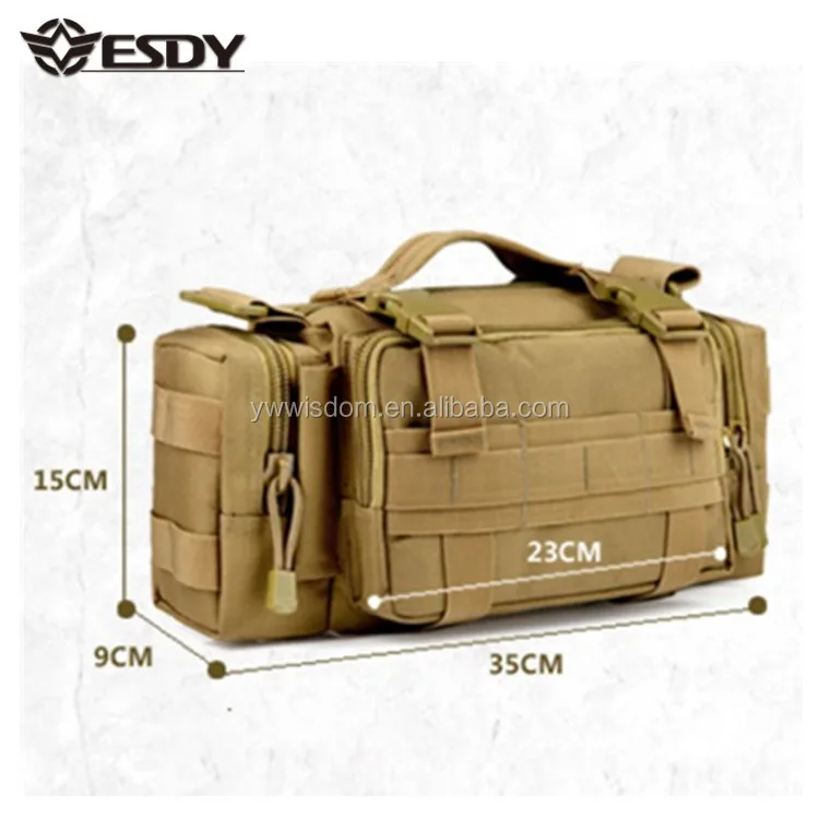 7 Colors Outdoor Assault Waist Pack Hunting Combat Tactical Camera Bag with Pockets